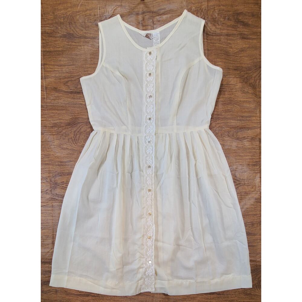 Vintage Dated 1965 Montgomery Ward Semi Sheer House Dress Gown Size 18.5 XL